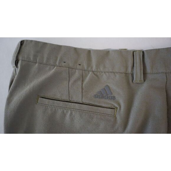 adidas CD9848 Men's Sz 38x32 Beige Active Performance Straight Leg Khaki Pants - Picture 5 of 9